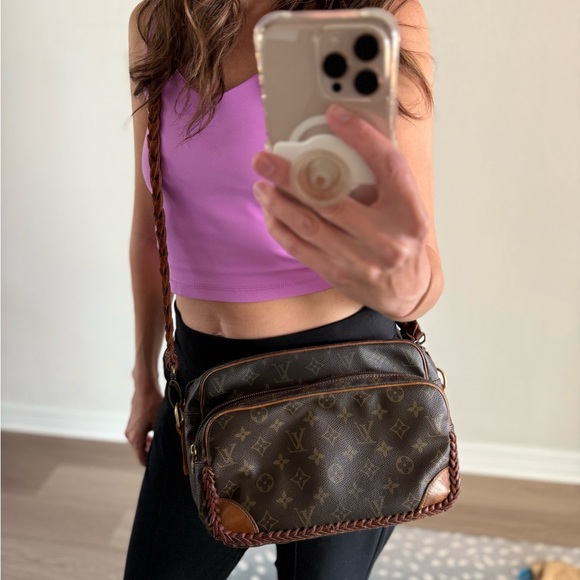 Louis Vuitton Brown Monogram Crossbody Bag - Picture 7 of 9